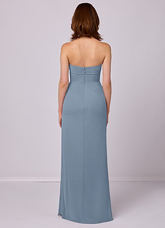 Barbie ♥ Azazie Bridesmaid Dresses Sheath Strapless Chiffon Floor-Length Dress image5