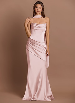 Pelagia Powder Pink Maxi Dress image3