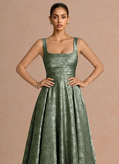Azaria Sage Blue Maxi Dress image5