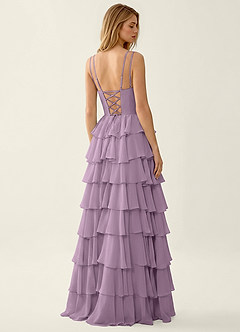Celeste Blauregen Rüschenkleid in A-Linie image5