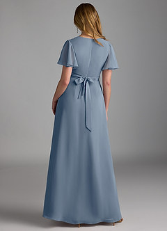 Azazie Zaniah Bridesmaid Dresses Twilight A-Line Chiffon Dress image2