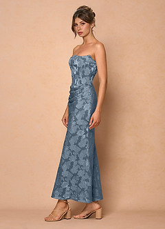 Ezrena Dusty Blue Maxi Dress image4