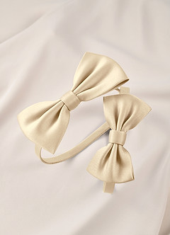 front Junior Bridesmaid Satin Headband
