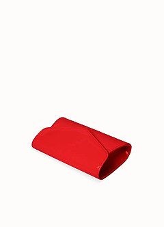 front Brief Patent Leather Envelope Bag