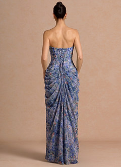 Kaavia Lilac Floral Maxi Dress image2