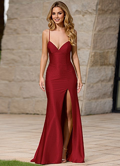 Twinkle Rosso Abito da ballo a sirena image5