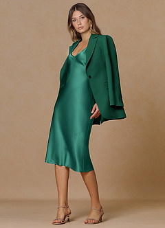 front Rowan Esmeralda Blazer de alto rendimiento con tejido refinado