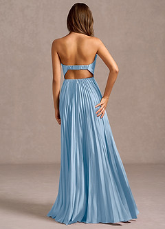 Maxi jurk Kaia Waasblauw image2