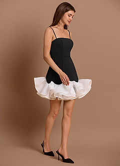 Vestido Blanco Negro Mini Nola image5