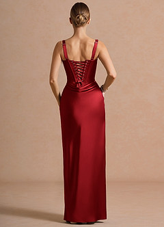 Keturah Cherry Red Maxi Dress image2