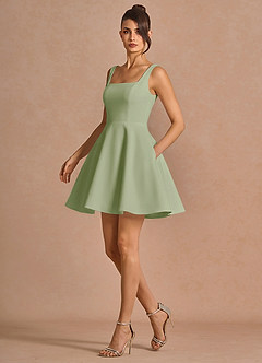 Vestido Verde Claro Mini Brynn image3