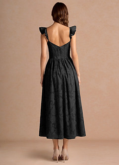 Robe Midi Noir Denisse image2