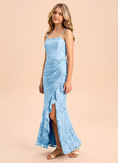 front Azazie Buzzy Junior Formal Dress