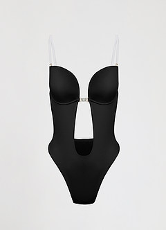 front Azazie Body dos nu sans couture une pièce