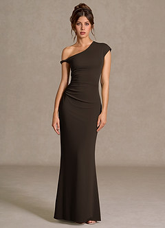 Heliora Chocolate Maxi Dress Ready to Ship | Azazie