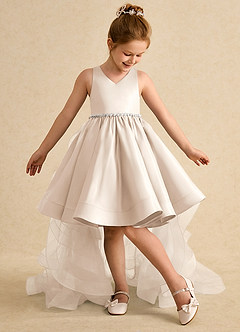 Azazie Julietta Flower Girl Klänningar Klänning Balklänning i Tyll Konvertibel image5
