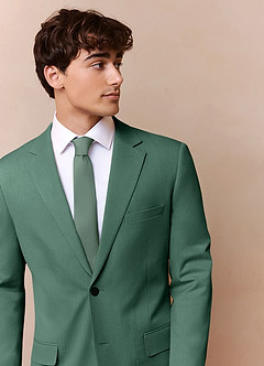 front James Eucalyptus Structured Stretch Suit Jacket