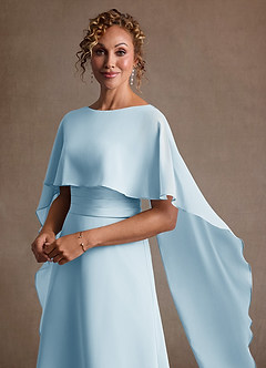 Azazie Marilla Suknie dla Matki Panny Młodej Linia A Pofałdowany Szyfon Długość podłogi Sukienka image8