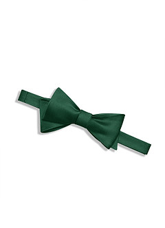 front Matte Satin Bow Tie