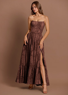 Lydia Mocha Coco Maxi Dress image4