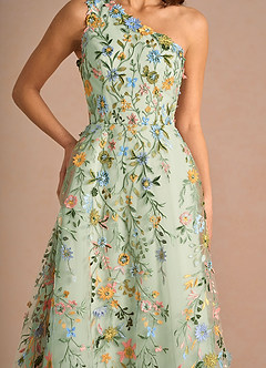 Maribel Light Green Maxi Dress image7