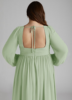 Vestido Salvia Polvoriento Largo Norah image9
