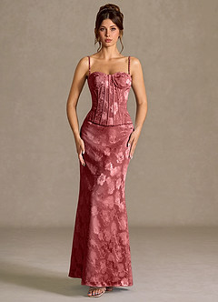 Mireya Vintage Rose Corset Two-Piece Prom Dress image6