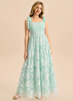 front Azazie Elara Junior Formal Dress