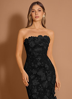 Della Black Midi Dress image5