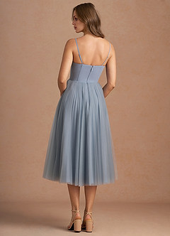 Bree 파우더 블루 미디 드레스 image4