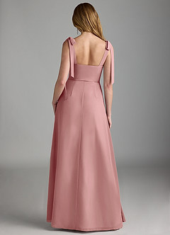 Azazie Lizet Bridesmaid Dresses Dusty Rose A-Line Sweetheart Neckline Chiffon Dress image2
