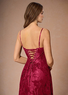 Vestido Rojo Rubí Midi Hollis image6