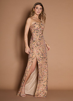Dahlia Sand Multi Maxi Dress image7
