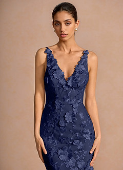 Cireth Dark Navy Maxi Dress image5