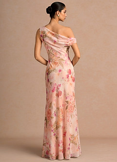 Robe Maxi Bouquet Florale Abstrait Elodie image2