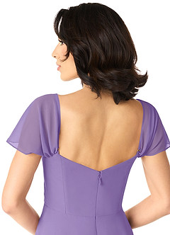 Azazie Tancie Bridesmaid Dresses Tahiti A-Line Off the Shoulder Chiffon Convertible Dress image5