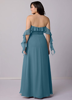 Barbie ♥ Azazie Bridesmaid Dresses Bermuda A-Line Off the Shoulder Chiffon Convertible Dress image9