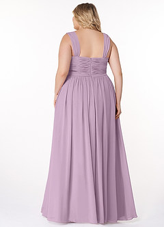 Azazie Zapheira Bridesmaid Dresses A-Line Ruched Chiffon Floor-Length Dress image9