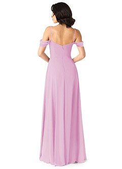 Azazie Tancie Bridesmaid Dresses Candy Pink A-Line Off the Shoulder Chiffon Convertible Dress image2