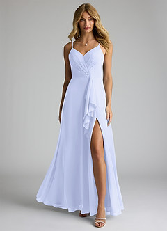 Azazie Akita Bridesmaid Dresses Lavender A-Line Chiffon Dress image10
