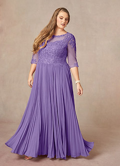 Azazie Corinne Kleider für die Brautmutter A-Linie Pailletten Chiffon Kleid Tahiti image10