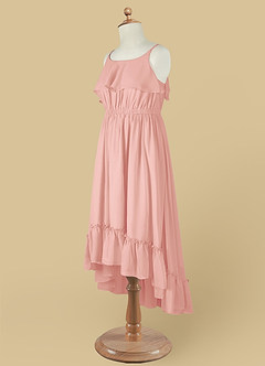 Azazie Karmen Flower Girl Klänningar Klänning A-Line i Chiffong Ruched image11
