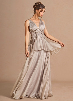 Thalina Dusty Sage Maxi Dress image3
