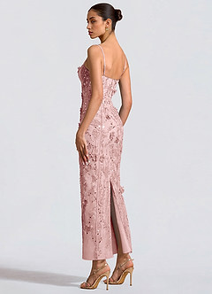 suknia Różowy Maxi Kris image7