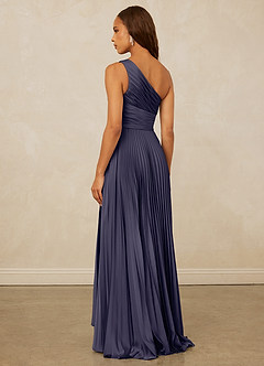 Christian Siriano Bridal for Azazie 1008 Bridesmaid Dresses Stormy A-Line One Shoulder Stretch Satin Dress image2