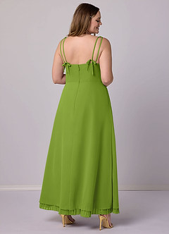 Barbie ♥ Azazie Bridesmaid Dresses Scarlet A-Line Pleated Chiffon Dress image11
