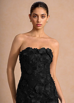 Della Black Mini Dress image6