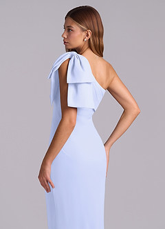 Azazie Yuanna Bridesmaid Dresses Lavender Mermaid One Shoulder Chiffon Dress image8