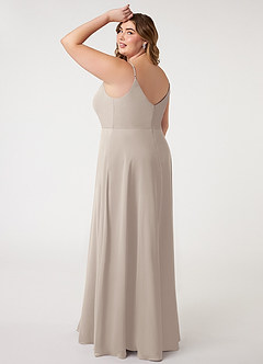 Azazie Daenerys Bridesmaid Dresses Frost A-Line Cowl Chiffon Dress image15