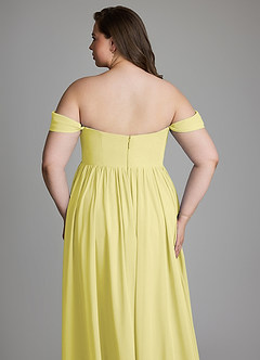 Azazie Saige Maternity Bridesmaid Dresses A-Line Pleated Chiffon Floor-Length Dress image15